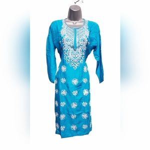 Asta Selections - Hand Embroidered Cotton Kurta